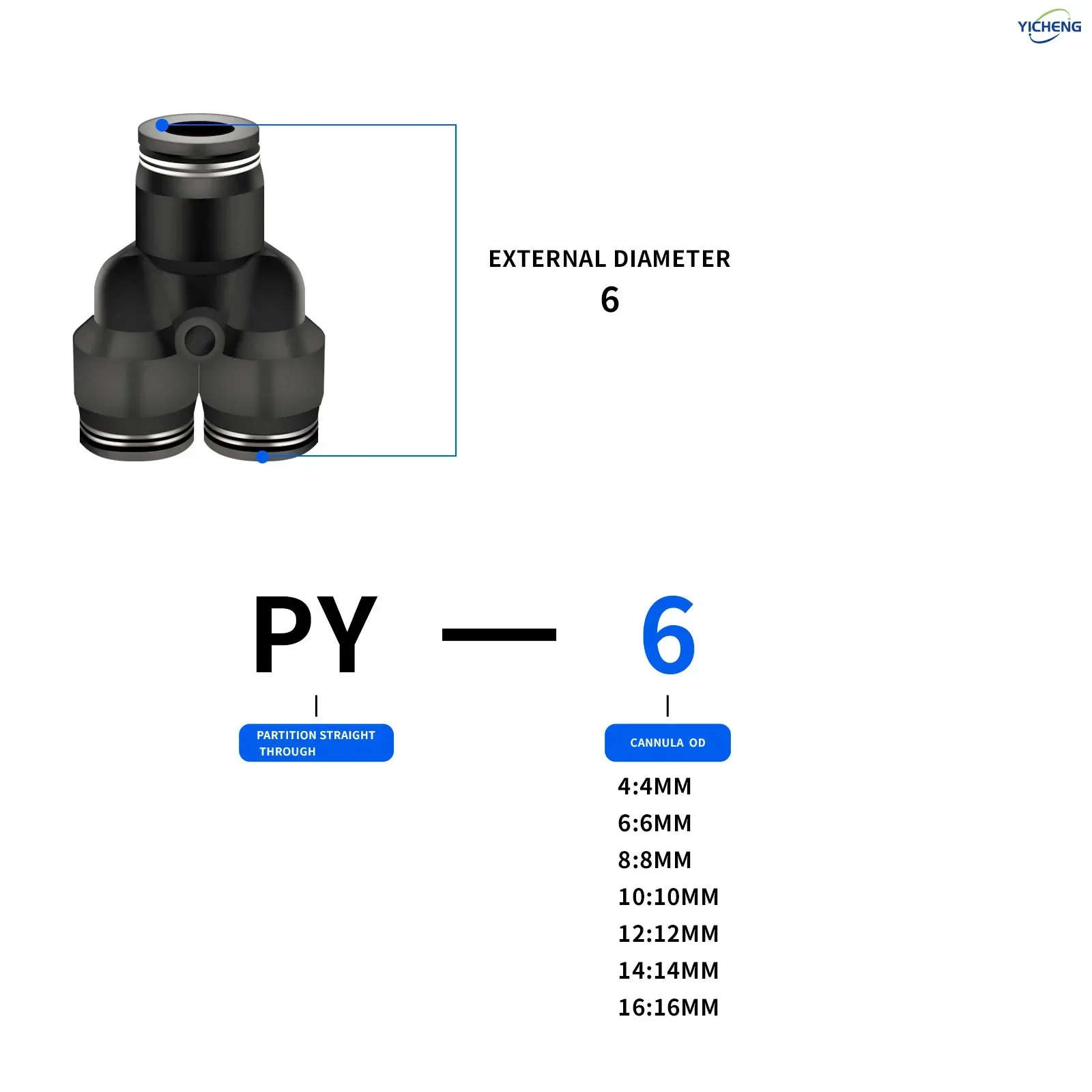 Connecteur de tuyau pneumatiqu - Push Fit Connector avis et prix